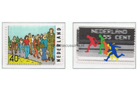 Nederland NVPH 1092-1093 Postfris Sport 1976