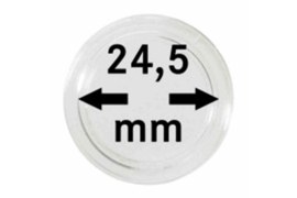 Hagelnieuw & Afgeprijsd! Lindner Muntcapsules 24,5 mm per 10 Stuks (Lindner 2250245P)