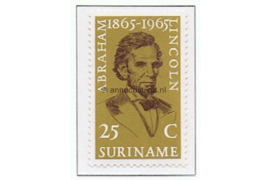 Suriname NVPH 424 Postfris 100e sterfdag Abraham Lincoln