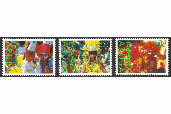 Aruba NVPH 54-56 Postfris Carnaval 1989