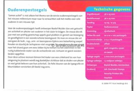 Nederland NVPH M225 (PZM225) Postfris Postzegelmapje Ouderenzegels 2000