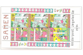 Nederland NVPH 1627 Postfris Blok Kinderzegels 1994
