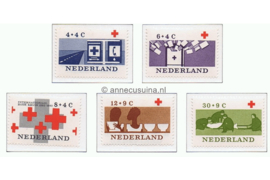 Nederland NVPH 795-799 Postfris 100 jaar Rode Kruis 1963