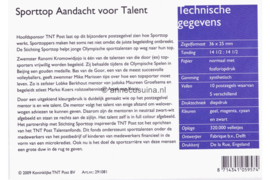 Nederland NVPH M399b (PZM399b) Postfris Postzegelmapje Sporttop Aandacht voor Talent 2009