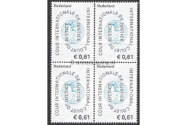 Nederland NVPH D60 Postfris (61 eurocent) (Blokje van vier) COUR INTERNATIONALE DE JUSTICE 2004