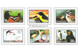 Nederlandse Antillen NVPH 1548-1553 Gestempeld (Als losse zegels) Vogels 2004