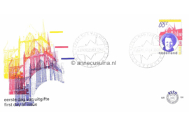 Nederland NVPH E190 Onbeschreven 1e Dag-enveloppe Waardeverandering inhuldiging Koningin Beatrix 1981