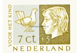 Nederland Onbeschreven Maximumkaart zonder postzegel met afbeelding zegel nummer NVPH 614