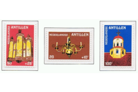 Nederlandse Antillen NVPH 645-647 Postfris 210 jaar Fortkerk 1980