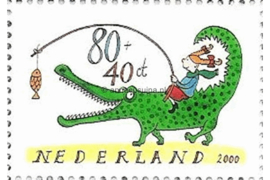 Nederland NVPH 1930c Postfris (Zegels afkomstig uit blok) (80+40 cent) Kinderzegels 2000
