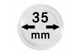 Hagelnieuw & Afgeprijsd! Lindner Muntcapsules 35 mm Per 9 Stuks (Lindner 2250035P9)