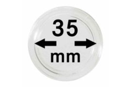 Hagelnieuw & Afgeprijsd! Lindner Muntcapsules 35 mm per 10 Stuks (Lindner 2250035P)