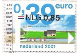 Nederland NVPH 1991 Postfris (Doorgestanst) (0,39 euro/85 cent) Eurozegels in dubbele waarde 2001