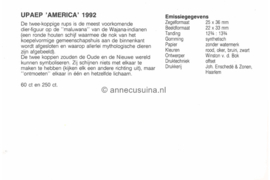 Republiek Suriname Zonnebloem Presentatiemapje PTT nr 78 Postfris Postzegelmapje U.P.A.E. (vierde serie) de herdenking van de aankomst van Columbus in Amerika 500 jaar geleden. 1992