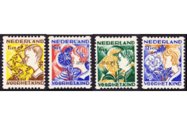 Nederland NVPH R94-R97 Ongebruikt Tweezijdige hoekroltanding Kinderzegels 1932