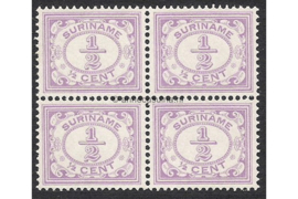 NVPH 69 Postfris (1/2 cent) (Blokje van vier) Cijfer 1913-1931