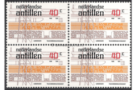 Nederlandse Antillen NVPH 594 Postfris (40 cent) (Blokje van vier) 70 jaar Landsradio 1978