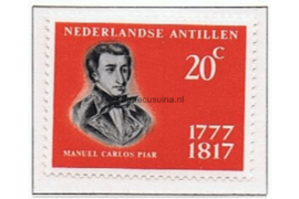 Nederlandse Antillen NVPH 384 Postfris Manuel Carlos Piar 1967