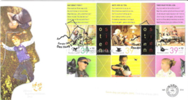 Nederland NVPH E514 Onbeschreven 1e Dag-enveloppe Blokken zomerzegels op 2 enveloppen 2005