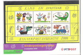 Nederland NVPH M237 (PZM237) Postfris Postzegelmapje Blok Kinderzegels 2000