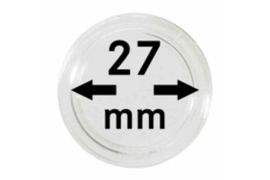 Hagelnieuw & Afgeprijsd! Lindner Muntcapsules 27 mm per 10 Stuks (Lindner 2250027P)