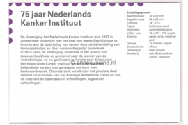Nederland NVPH M55 (PZM55) Postfris Postzegelmapje 75 jaar Kankersinstituut 1988