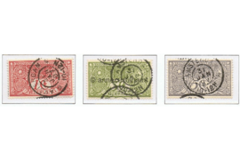 Nederland NVPH 84-86 Gestempeld (Welwillendheidstempel 31-1-1907 - 10-12N) Tuberculose-zegels 1906