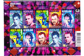 Nederland NVPH V3229-3233 Postfris Velletje Nederlandse DJ's 2014