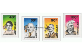 Nederlandse Antillen NVPH 918-921 Postfris Beroemde Antilliaanse personen 1989