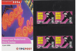 Nederland NVPH M335a (PZM335a) Postfris Postzegelmapje Heartbreak Hotel 2006