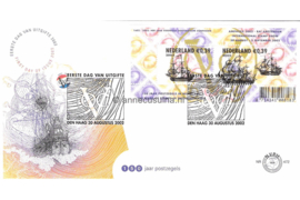 Nederland NVPH E472 Onbeschreven 1e Dag-enveloppe Blok 150 jaar postzegels in Nederland 2002
