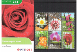 Nederland NVPH M261 (PZM261) Postfris Postzegelmapje Zomerzegels 2002
