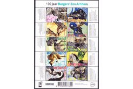 Nederland NVPH V3028-3037 Postfris Velletje Burgers Zoo 100 jaar; Vel 10 x 1 2013