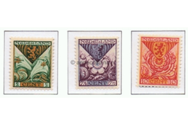 Nederland NVPH 166-168 Postfris Kinderzegels, provinciewapens 1925