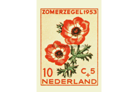 Nederland Onbeschreven Maximumkaart zonder postzegel met afbeelding zegel nummer NVPH 605