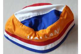 Rood/Wit/Blauw/Oranje voetbalhoedje (One size Fits all)
