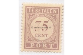 NVPH P31 Ongebruikt (75 cent) Cijfer en waarde in lila. Uitsluitend Type I 1913-1931