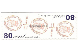 Nederland NVPH 1551/1552a (Paar/Samenhangend) Postfris 150 jaar Notariele Broederschap 1993
