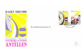 Nederlandse Antillen NVPH E220 Onbeschreven 1e Dag-enveloppe S.U.B.T. Drugsbestrijding 1990