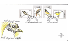 Aruba NVPH E76 Onbeschreven 1e Dag-enveloppe Arubaanse vogels 1998