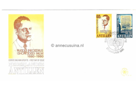 Nederlandse Antillen (Postdienst) NVPH E137 (E137PO) Onbeschreven 1e Dag-enveloppe R.Th. Palm, musicus 1981