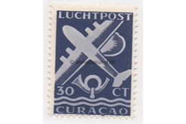 Curaçao NVPH LP75 Ongebruikt (30 cent) Vliegtuig 1947