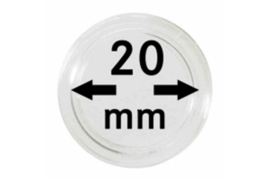 Hagelnieuw & Afgeprijsd! Lindner Muntcapsules 20 mm per 10 Stuks (Lindner 2250020P)