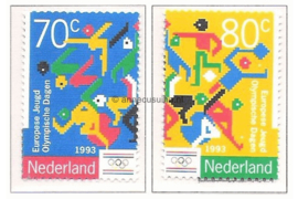 Nederland NVPH 1563-1564 Postfris Europese Jeugd Olympische Dagen 1993