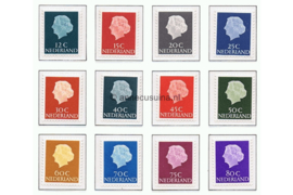 Nederland NVPH 618b-634b Postfris FOSFOR Koningin Juliana En Profil Lage waarden 1953-1967