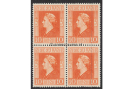 Nederland NVPH 433 Postfris (10 cent) (Blokje van vier) Bevrijdingszegels 1944-1946