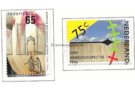 Nederland NVPH 1440-1441 Gestempeld Gecombineerde uitgifte 1990