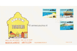 Nederlandse Antillen (SE-serie) NVPH E95 (E95S) Onbeschreven 1e Dag-enveloppe Bevordering toerisme 1976