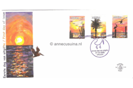 Aruba NVPH E119 Onbeschreven 1e Dag-enveloppe Zonsondergang 2005