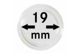 Hagelnieuw & Afgeprijsd! Lindner Muntcapsules 19 mm per 10 Stuks (Lindner 2250019P)
